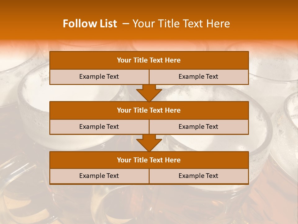 Beer Thirst Foam PowerPoint Template