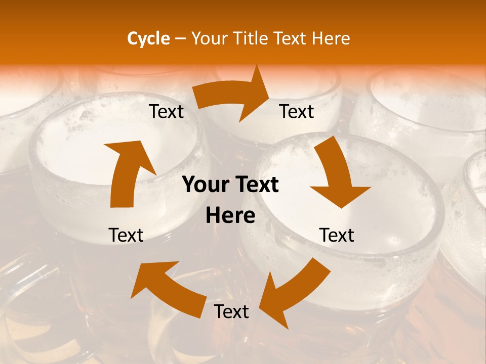 Beer Thirst Foam PowerPoint Template