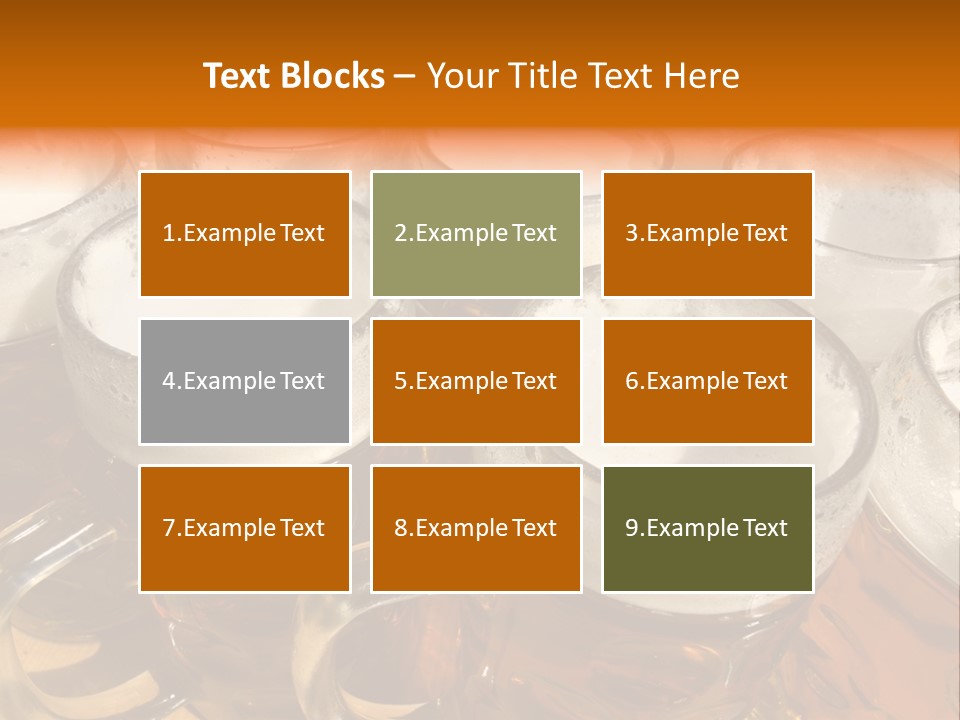 Beer Thirst Foam PowerPoint Template