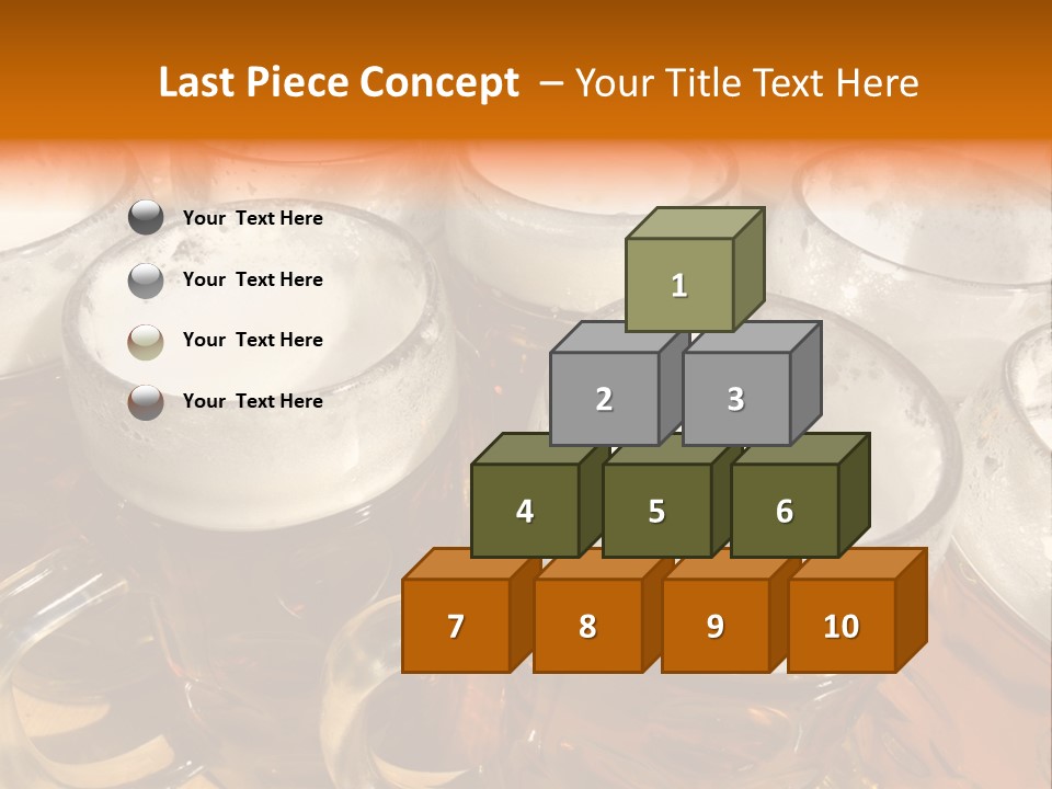 Beer Thirst Foam PowerPoint Template