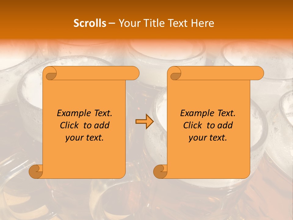Beer Thirst Foam PowerPoint Template