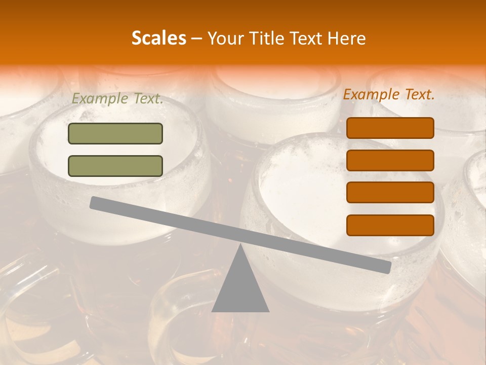 Beer Thirst Foam PowerPoint Template
