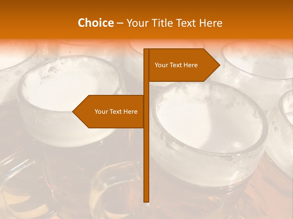 Beer Thirst Foam PowerPoint Template