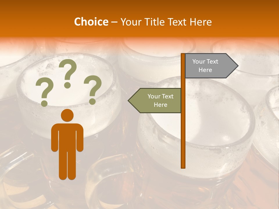 Beer Thirst Foam PowerPoint Template