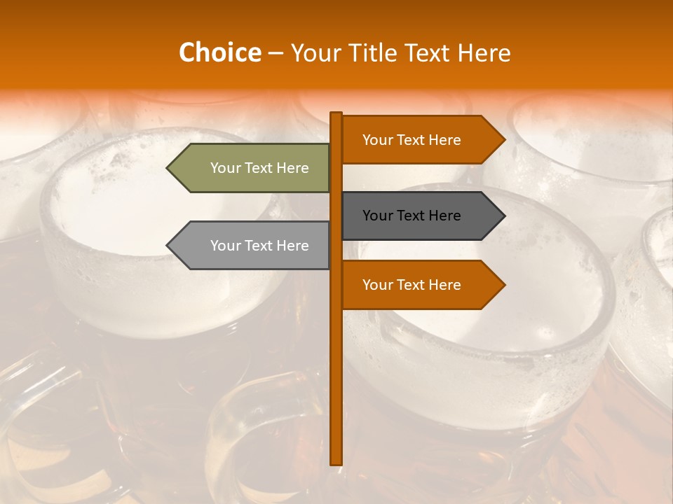 Beer Thirst Foam PowerPoint Template