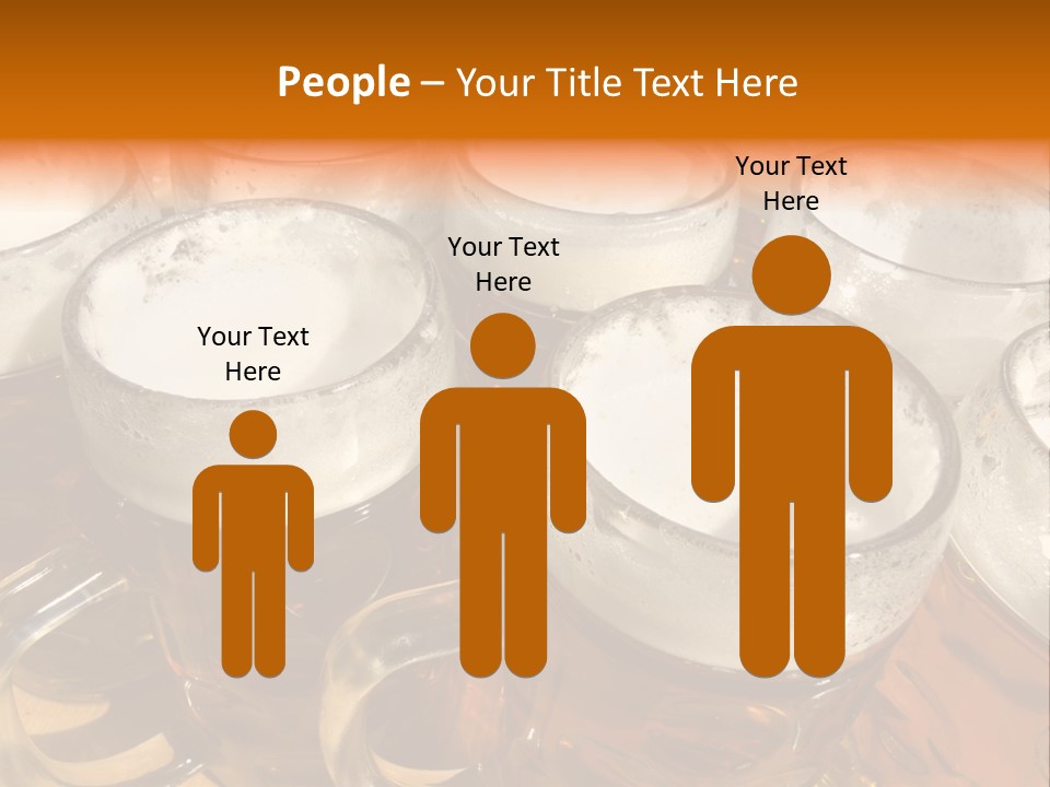 Beer Thirst Foam PowerPoint Template