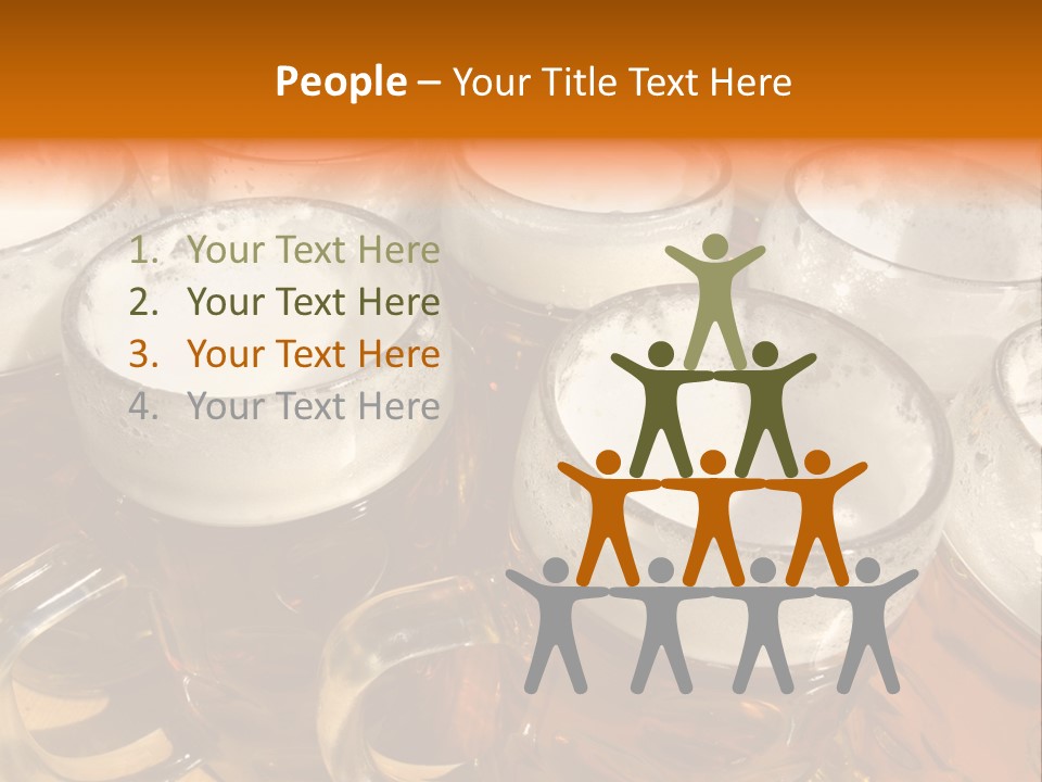 Beer Thirst Foam PowerPoint Template
