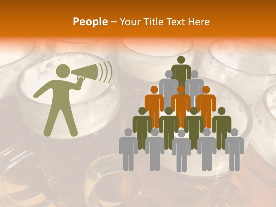 Beer Thirst Foam PowerPoint Template