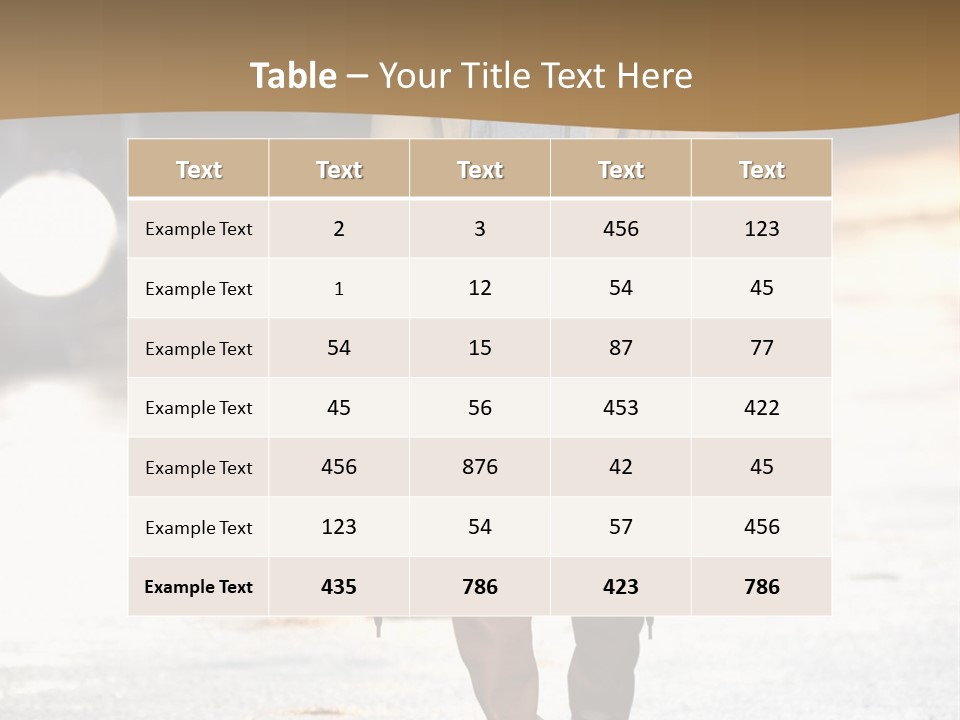 Woman Fall Evening Gown PowerPoint Template