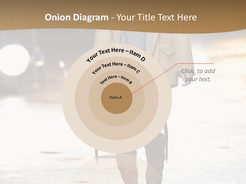 Woman Fall Evening Gown PowerPoint Template