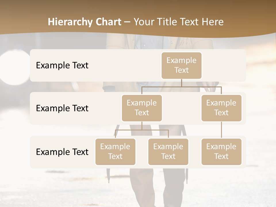 Woman Fall Evening Gown PowerPoint Template
