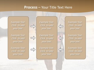 Woman Fall Evening Gown PowerPoint Template