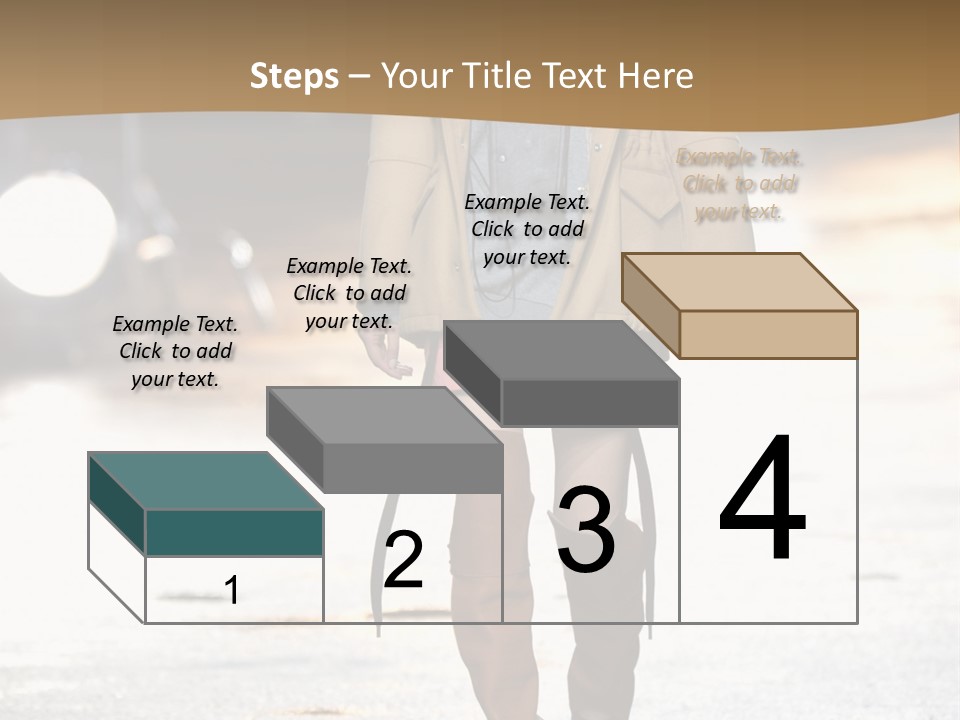 Woman Fall Evening Gown PowerPoint Template