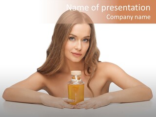 Youth Bottle Happy PowerPoint Template
