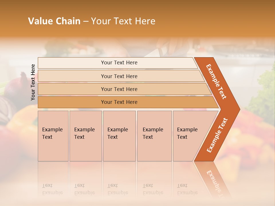 Vegetarian Woman Female PowerPoint Template