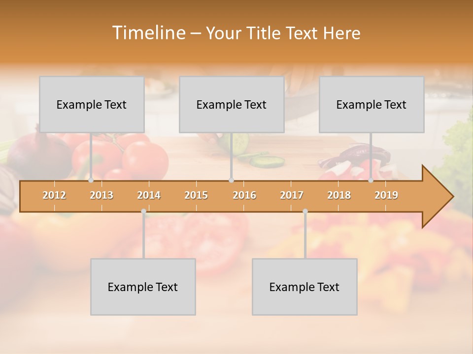 Vegetarian Woman Female PowerPoint Template