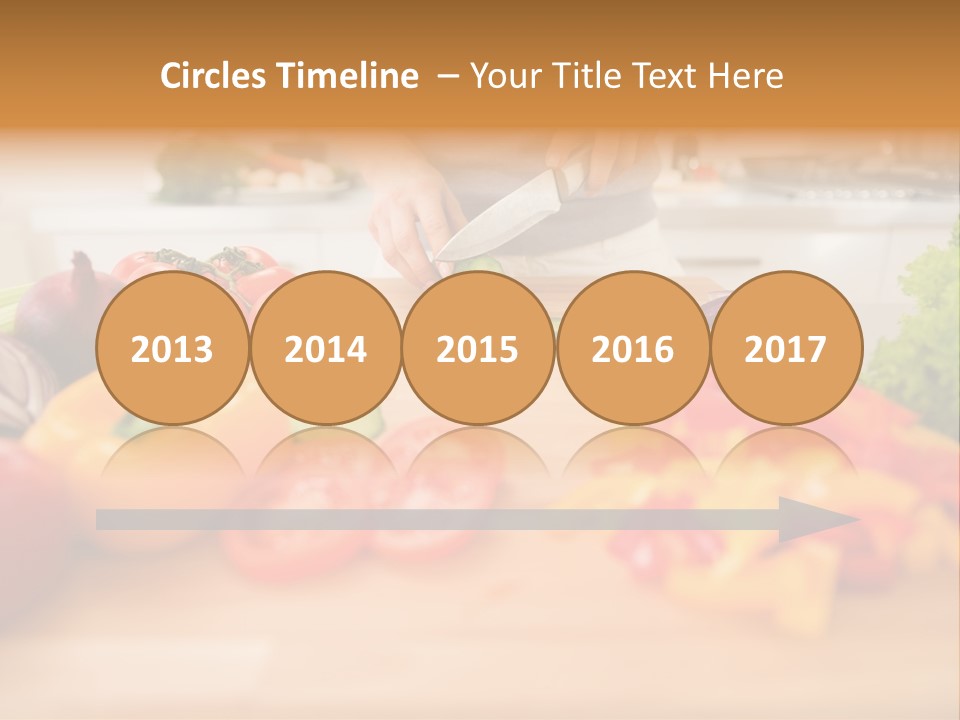 Vegetarian Woman Female PowerPoint Template