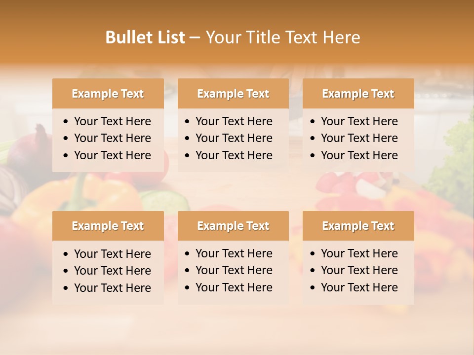 Vegetarian Woman Female PowerPoint Template