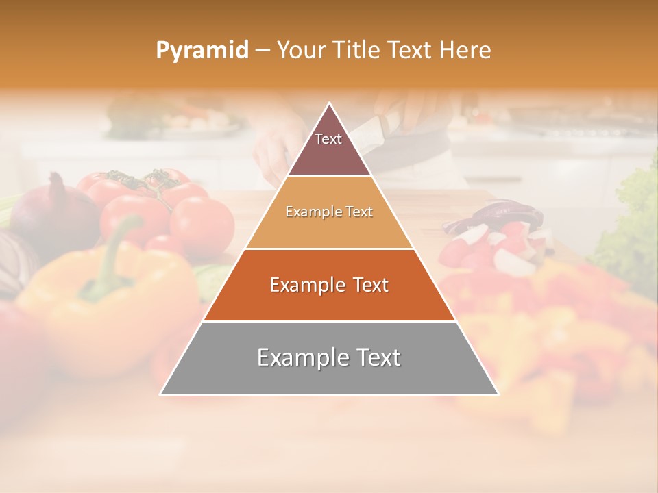 Vegetarian Woman Female PowerPoint Template