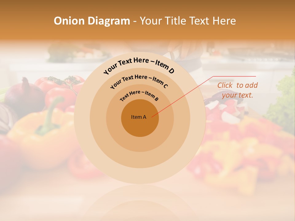 Vegetarian Woman Female PowerPoint Template