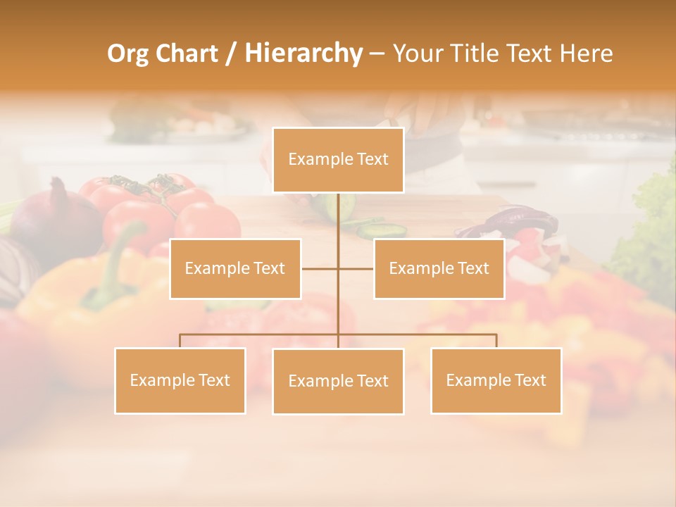 Vegetarian Woman Female PowerPoint Template