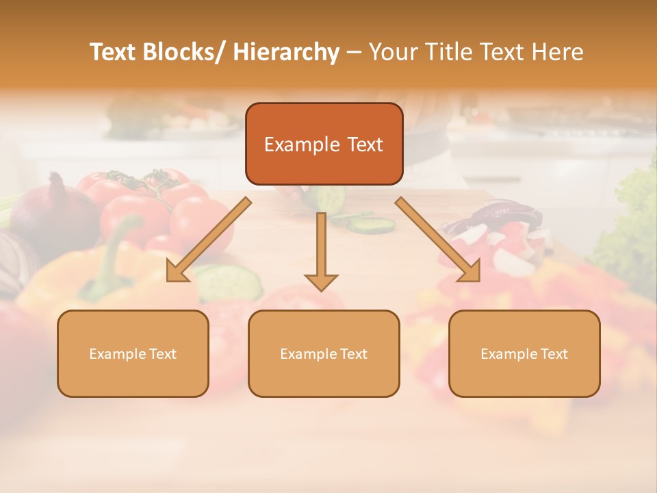 Vegetarian Woman Female PowerPoint Template