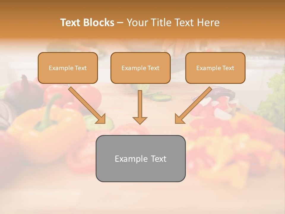 Vegetarian Woman Female PowerPoint Template