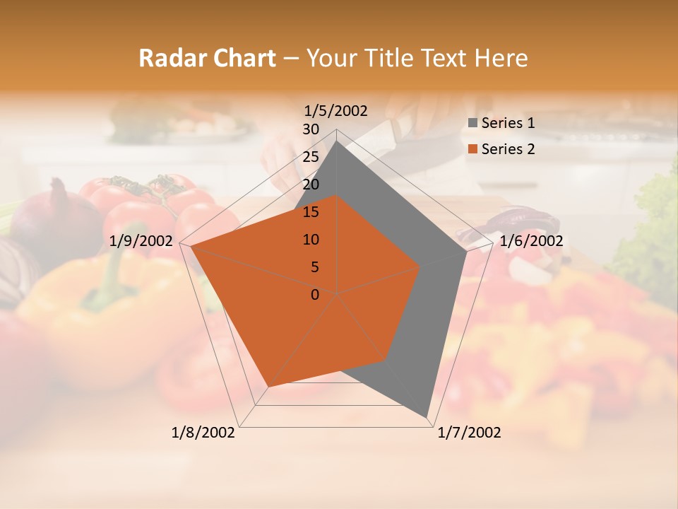 Vegetarian Woman Female PowerPoint Template
