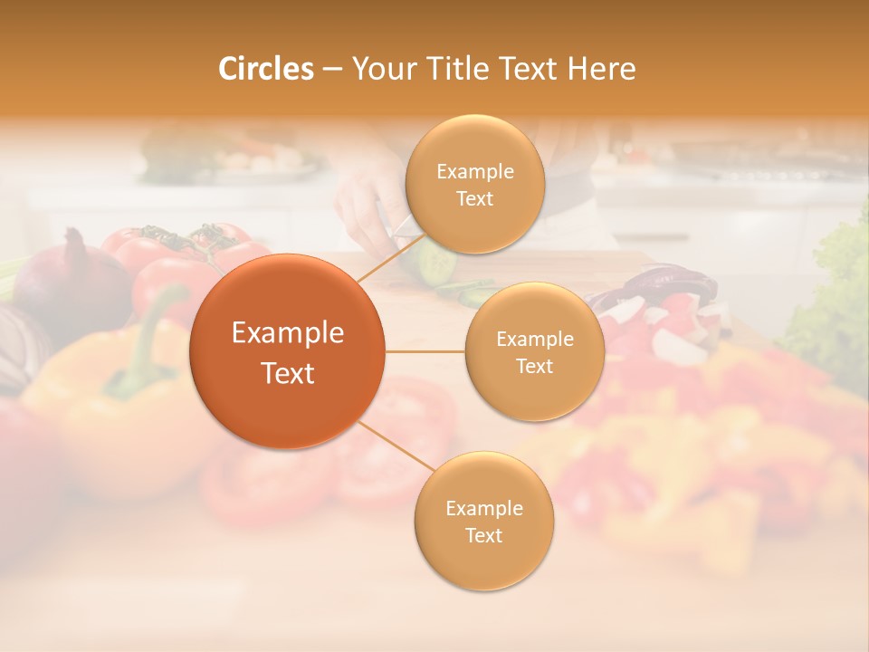 Vegetarian Woman Female PowerPoint Template