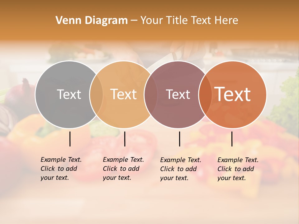 Vegetarian Woman Female PowerPoint Template