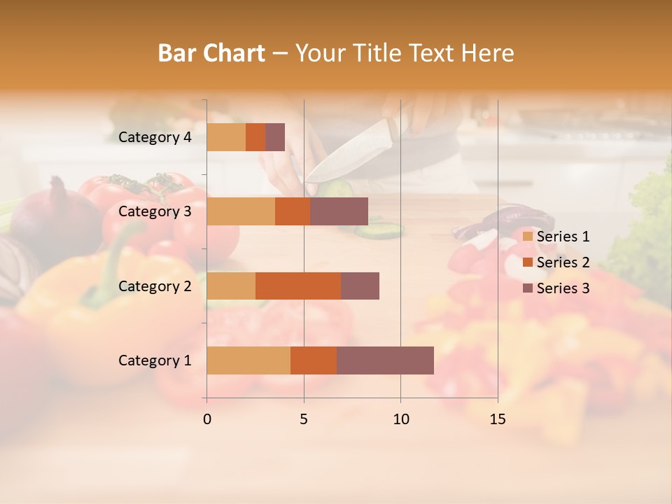 Vegetarian Woman Female PowerPoint Template
