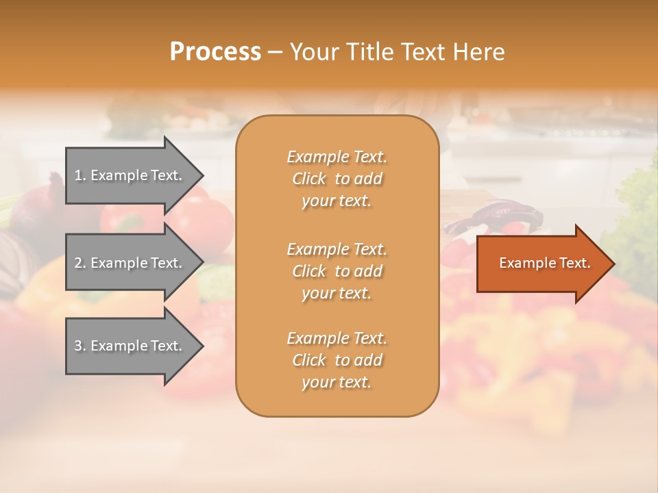 Vegetarian Woman Female PowerPoint Template