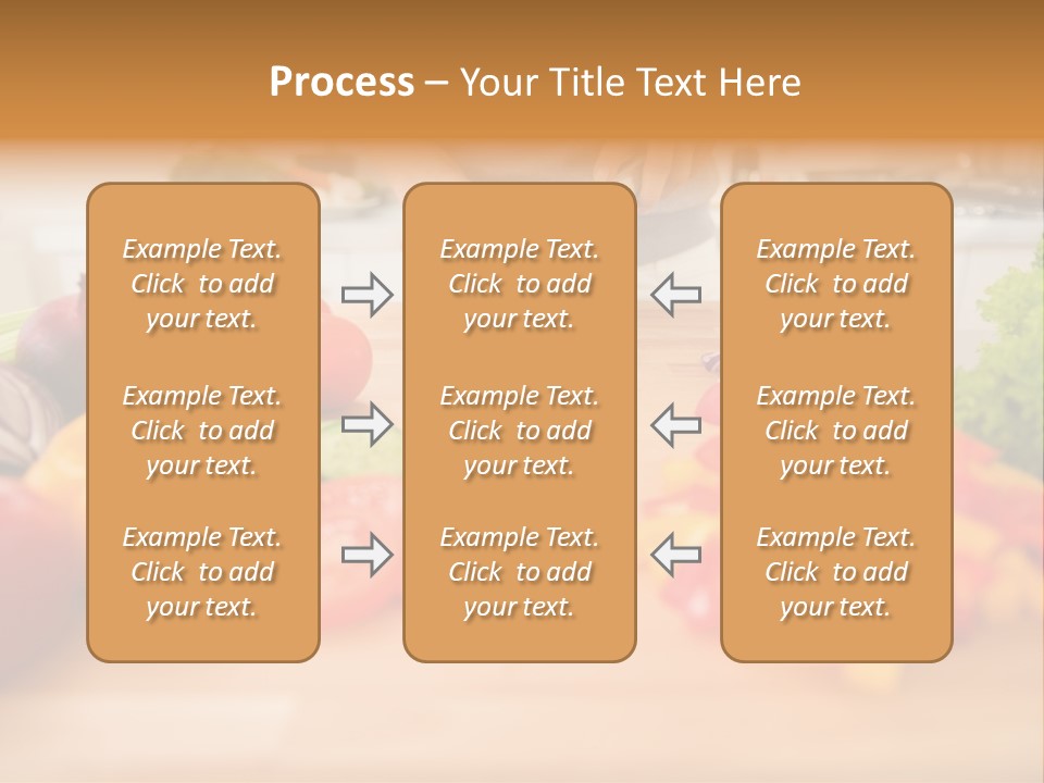 Vegetarian Woman Female PowerPoint Template