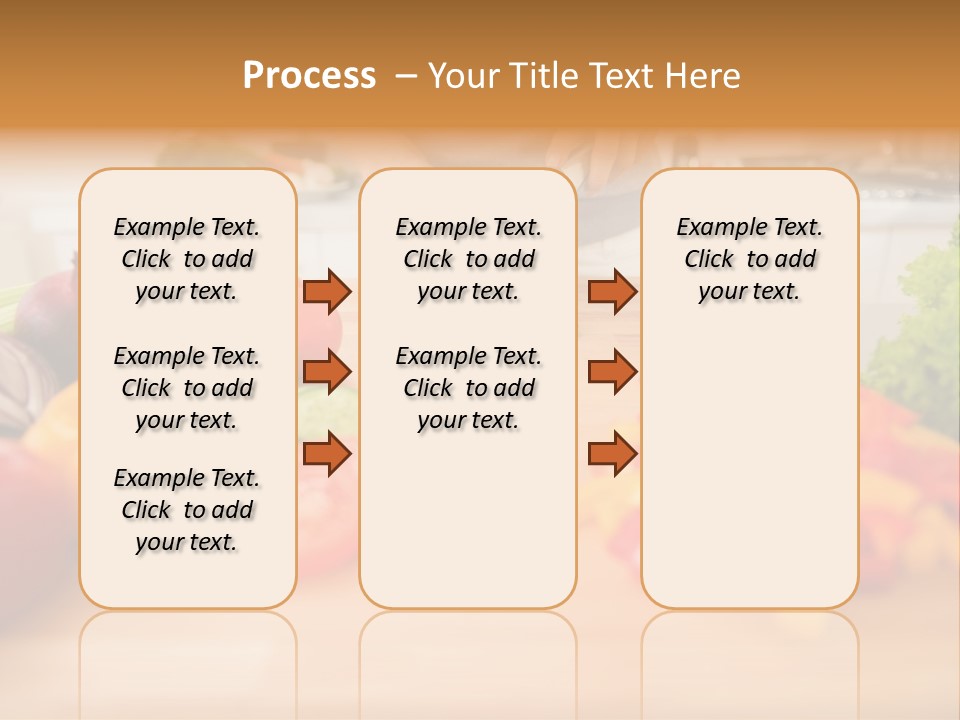 Vegetarian Woman Female PowerPoint Template
