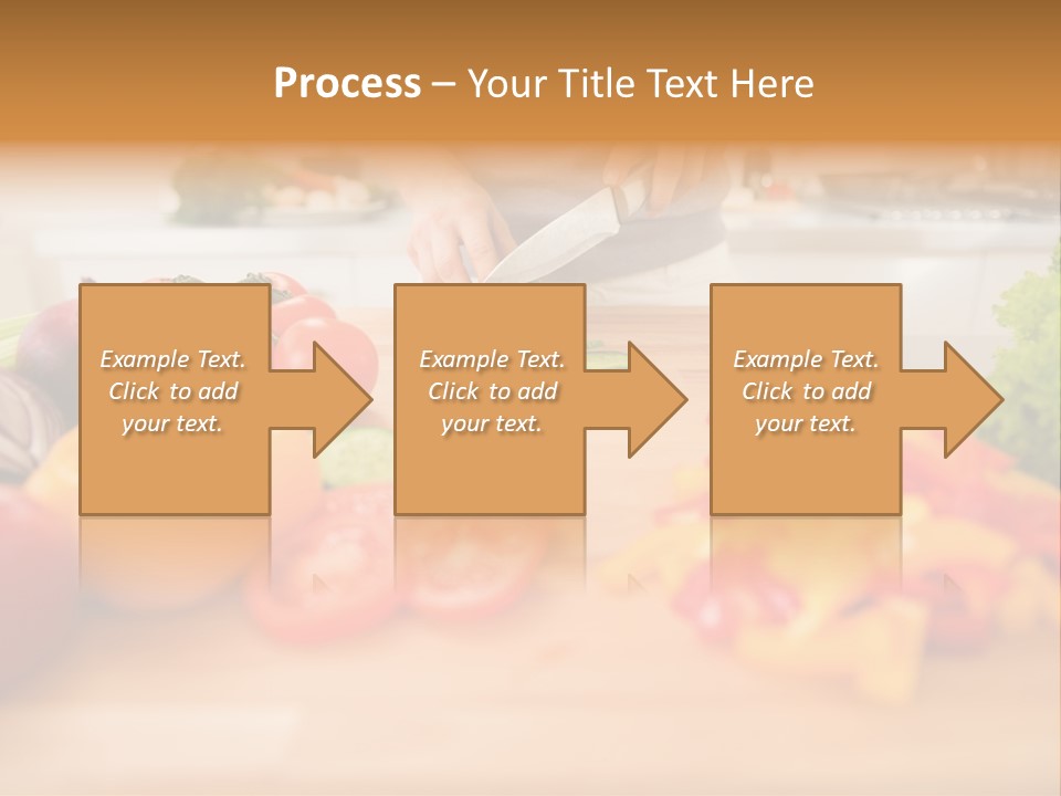 Vegetarian Woman Female PowerPoint Template