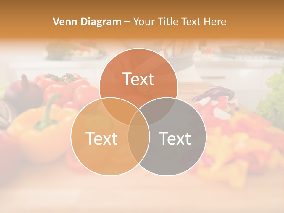 Vegetarian Woman Female PowerPoint Template
