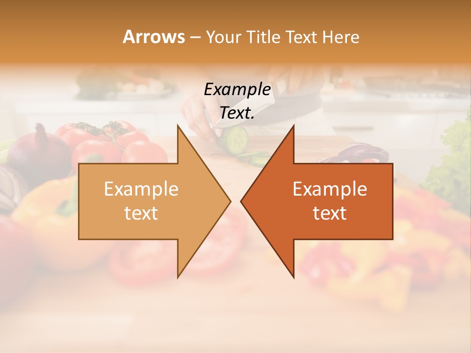 Vegetarian Woman Female PowerPoint Template