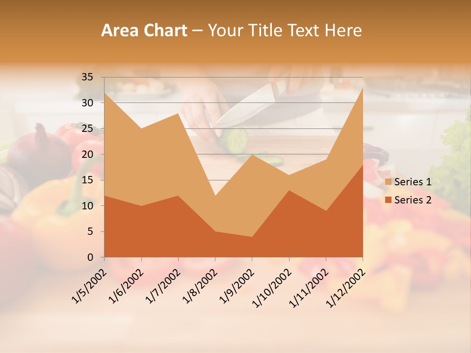 Vegetarian Woman Female PowerPoint Template