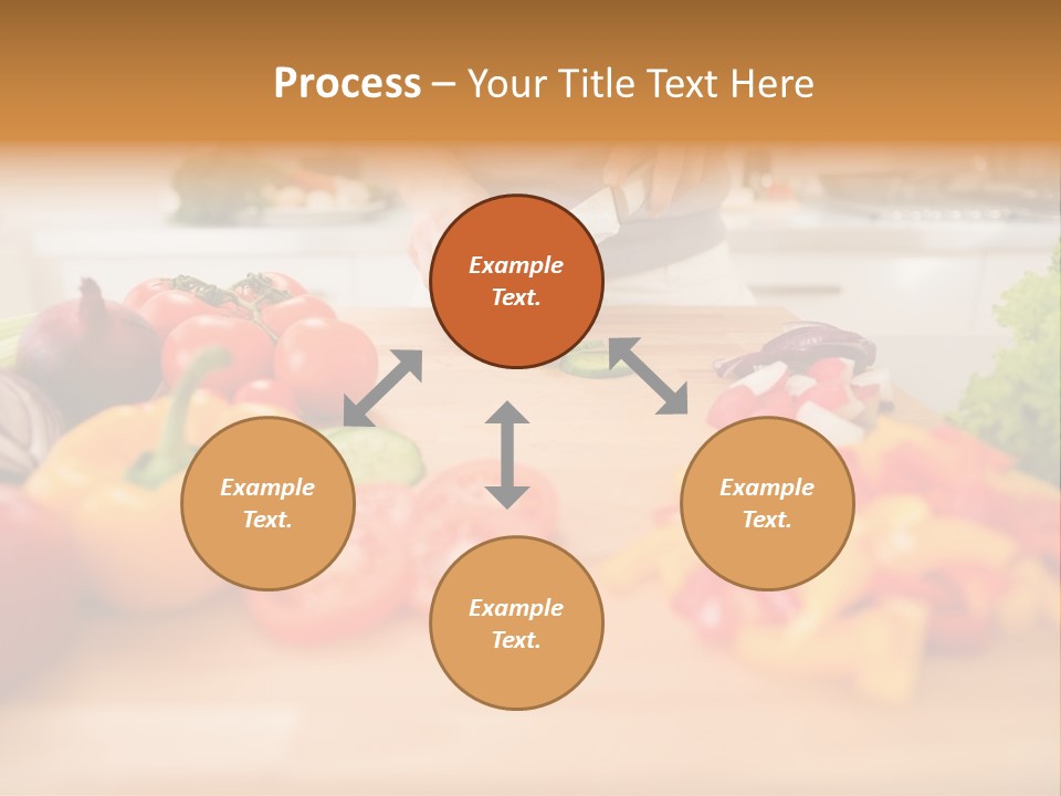 Vegetarian Woman Female PowerPoint Template