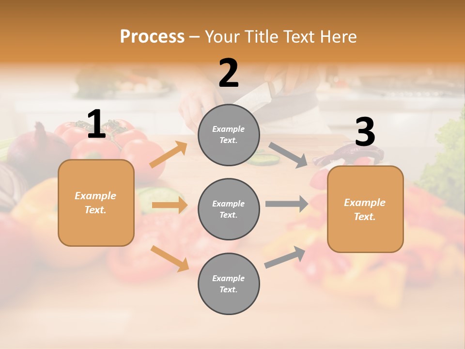 Vegetarian Woman Female PowerPoint Template