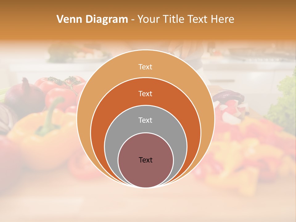 Vegetarian Woman Female PowerPoint Template