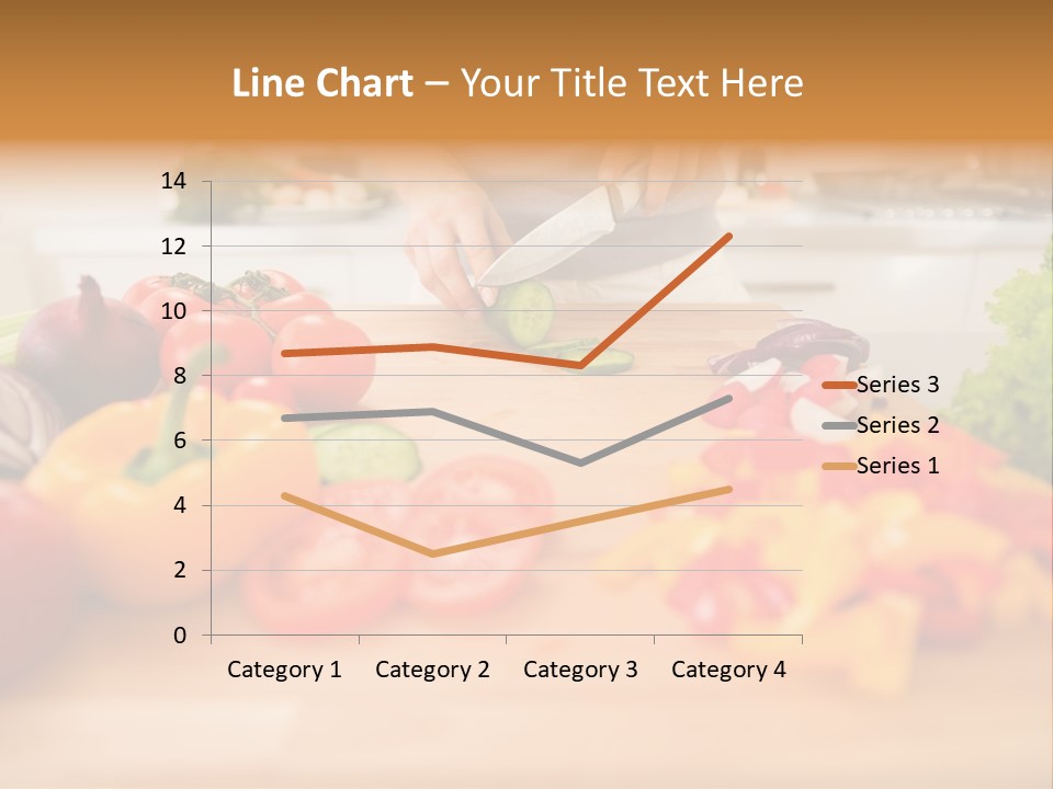 Vegetarian Woman Female PowerPoint Template