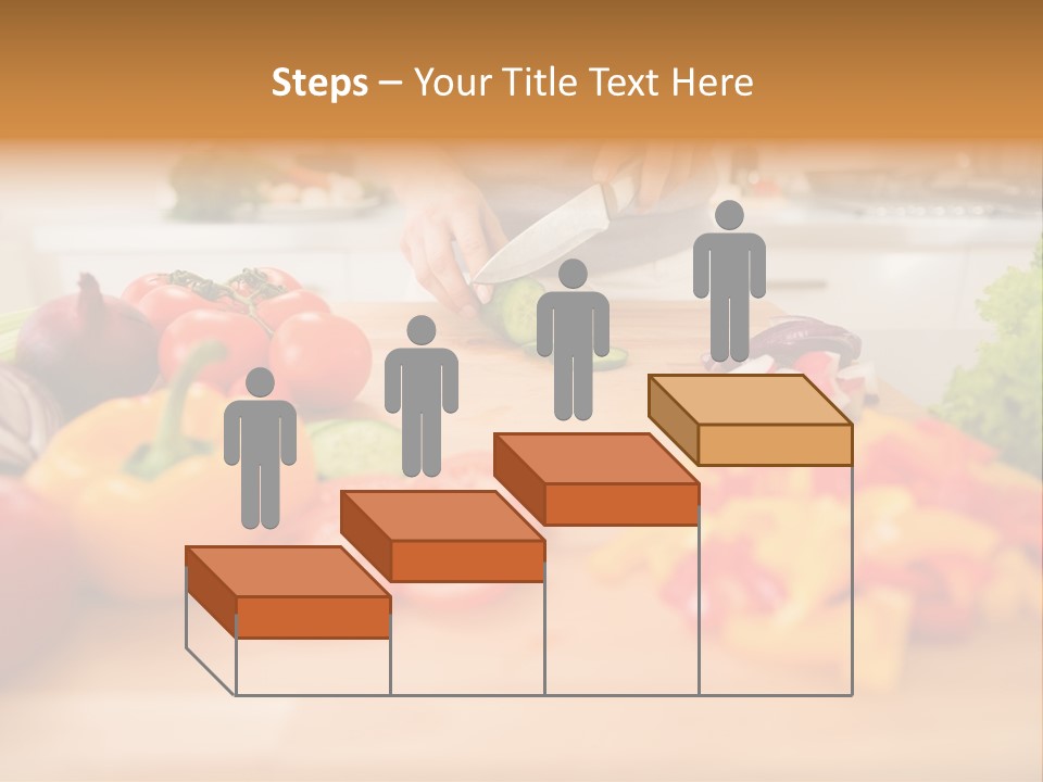 Vegetarian Woman Female PowerPoint Template