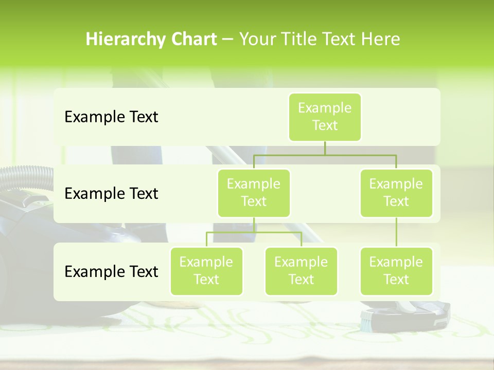 Female House Mopping PowerPoint Template