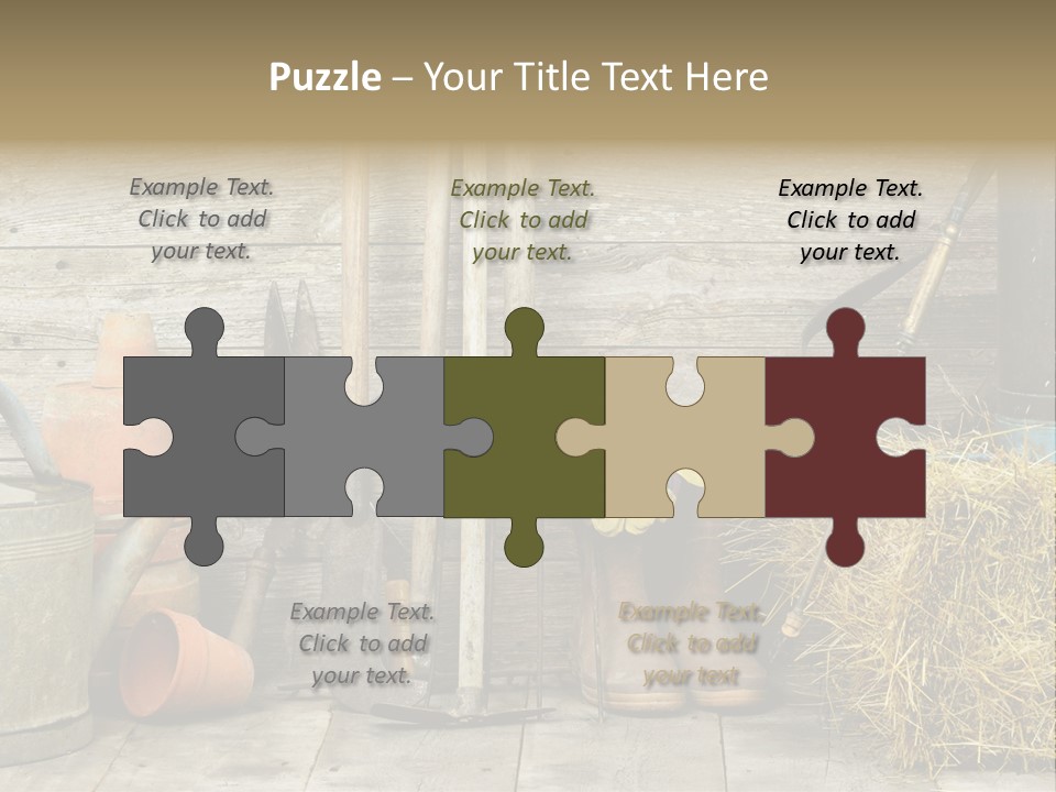 Pump Pot Tools PowerPoint Template