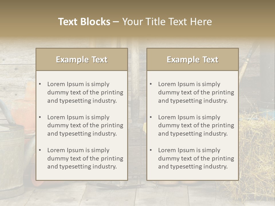 Pump Pot Tools PowerPoint Template