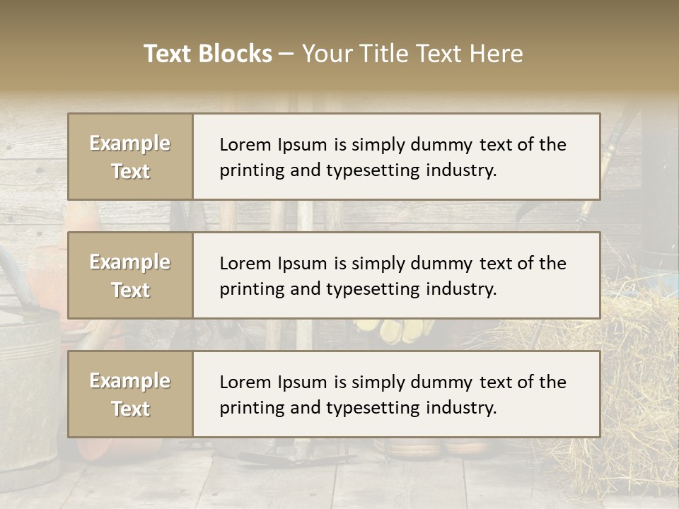 Pump Pot Tools PowerPoint Template