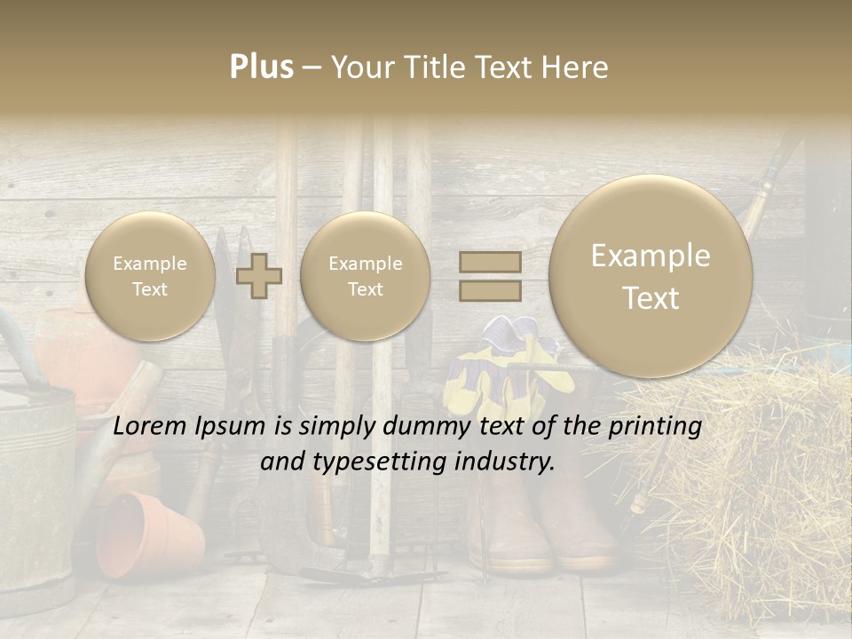 Pump Pot Tools PowerPoint Template