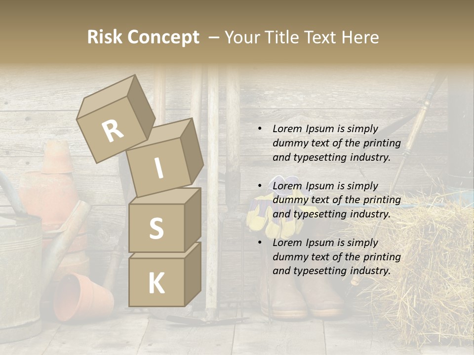 Pump Pot Tools PowerPoint Template