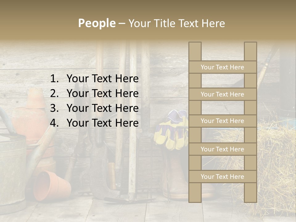 Pump Pot Tools PowerPoint Template